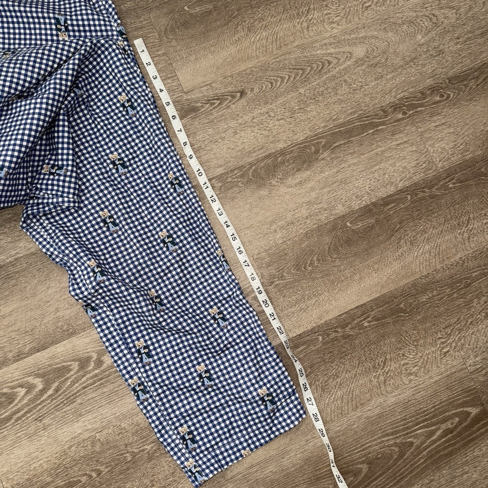 Polo Ralph Lauren Woven Cotton Sleep Pants Gingham Bears Men's L Pajamas - Picture 6 of 6